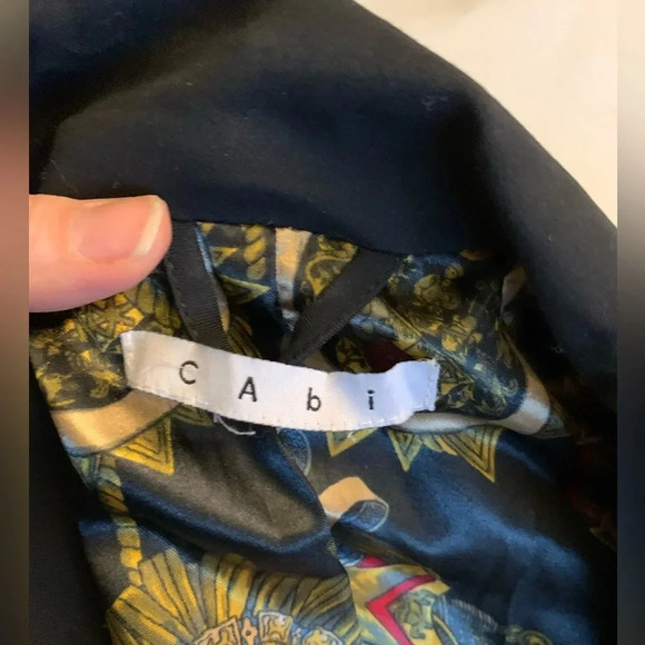 Cabi City Blazer Sz 10 - - Black One Button Up Jacket - Picture 5 of 13